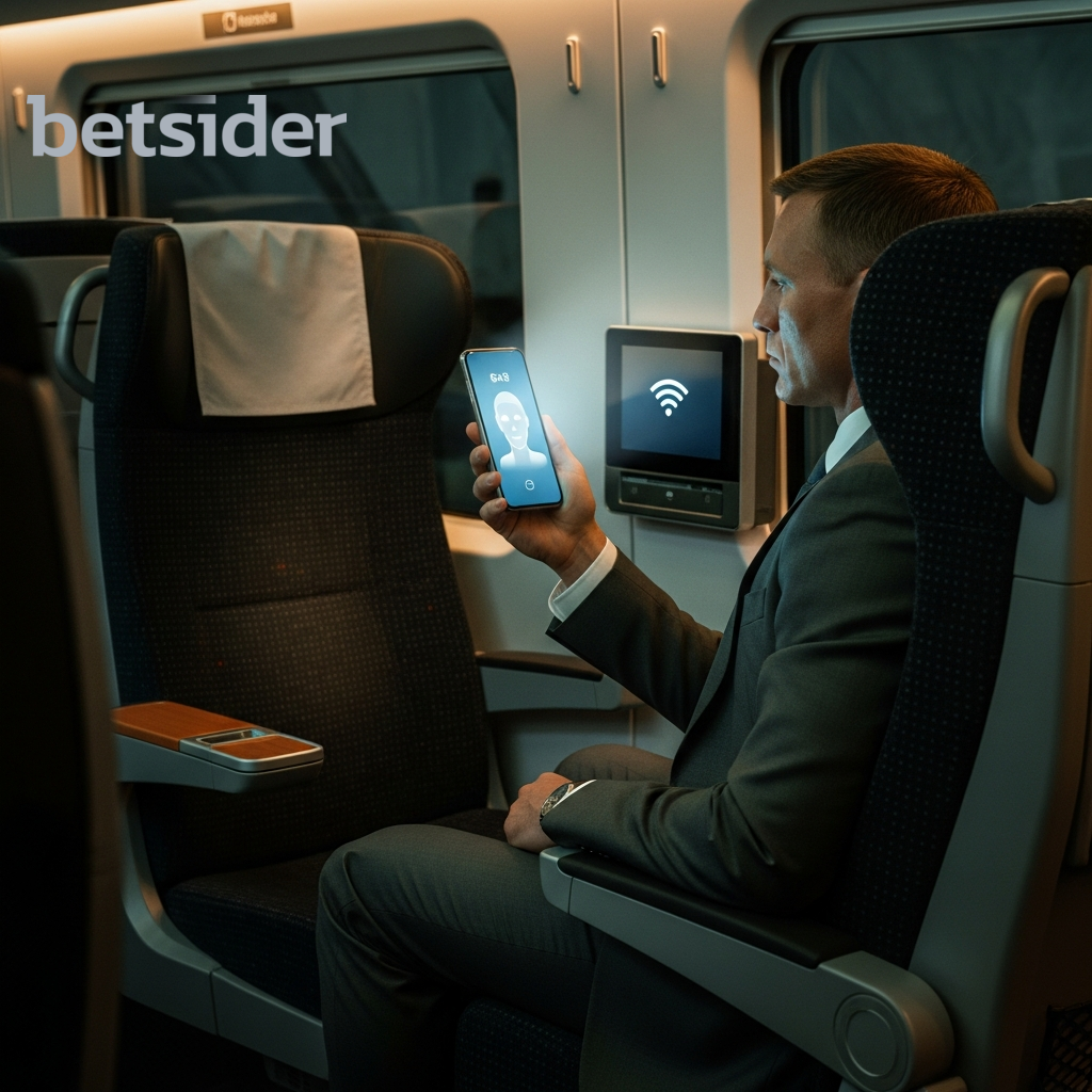 Utilizador a aceder à plataforma Betsider no tablet